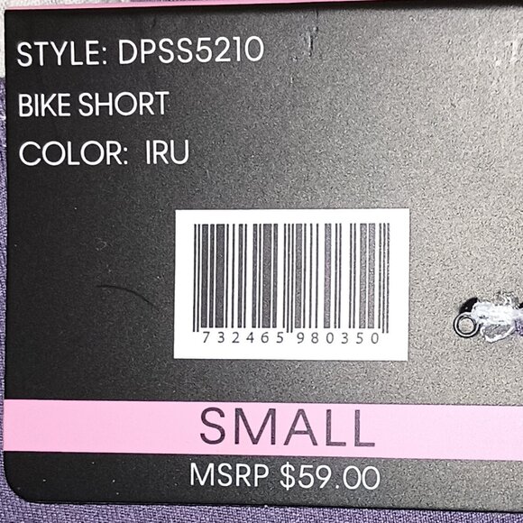 NEW DKNY Women's Pull-on Fitted Silhouette 7" Inseam Bike Shorts Purple - Picture 10 of 11
